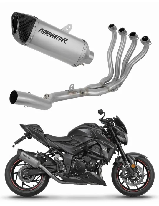 Ligne d'échappement complète Dominator HP6 Titane pour Suzuki GSX-S 750 2017-2020, vue 1