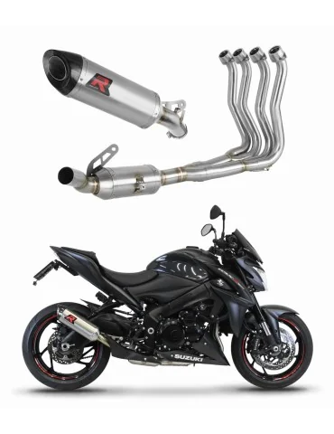 Ligne d'échappement complète inox Dominator HP8 pour Suzuki GSX-S 1000 / F (2015-2020) - réf. SU101DEXF