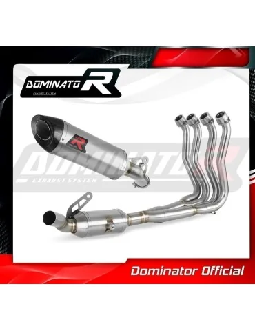 Ligne d'échappement complète inox Dominator HP8 pour Suzuki GSX-S 1000 / F (2015-2020) - réf. SU101DEXF
