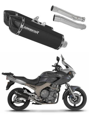 Silencieux slip-on Dominator HP1 Noir pour Yamaha TDM 900 (2002-2013)