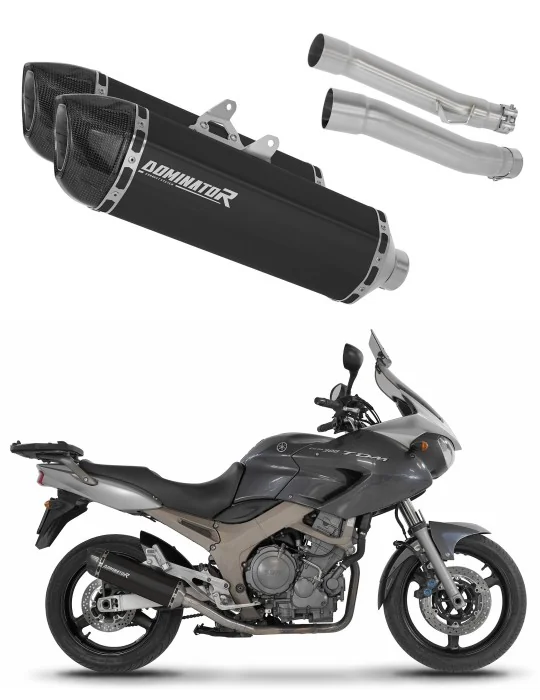 Silencieux slip-on Dominator HP1 Noir pour Yamaha TDM 900 2002-2013, vue 1