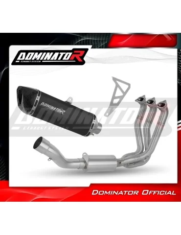 Ligne d'échappement complète inox Dominator HP6 Noir pour Triumph Speed Triple 1200 RS / RR (2021-2024)