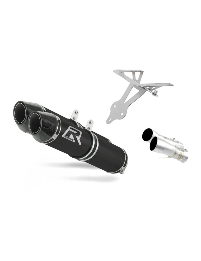 Silencieux slip-on Dominator HP2 Noir pour Ducati 999 (2001-2006)