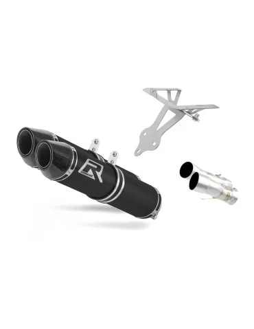 Silencieux slip-on Dominator HP2 Noir pour Ducati 749 (2002-2006)