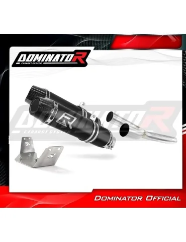 Silencieux slip-on Dominator HP3 Noir pour Triumph Sprint ST 1050 (2005-2012)