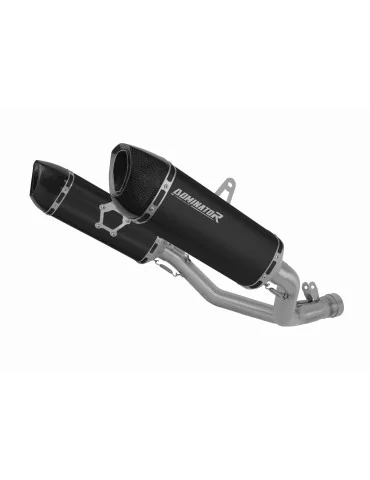 Silencieux slip-on Dominator HP6 Noir pour Suzuki GSXR 1000 K9 L0 L1 (2009-2011)