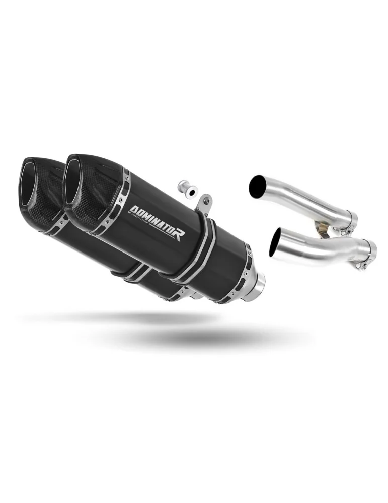 Silencieux slip-on Dominator HP1 Noir pour Yamaha XJR 1300 (1999-2006)