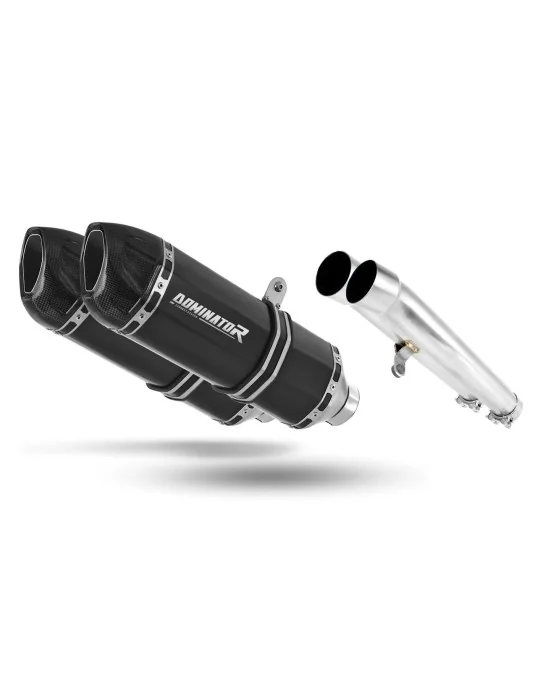 Silencieux slip-on Dominator HP1 Noir pour Yamaha FJ 1200, vue 1