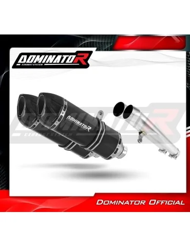 Silencieux slip-on Dominator HP1 Noir pour Yamaha FJ 1200