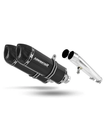 Silencieux slip-on Dominator HP1 Noir pour Yamaha FJ 1100