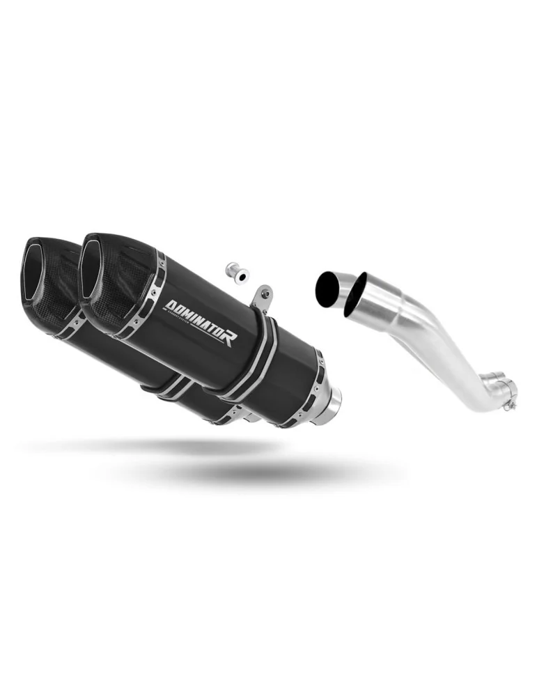 Silencieux slip-on Dominator HP1 Noir pour Yamaha BT 1100 Bulldog (2001-2007)