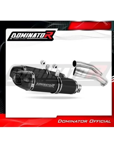 Silencieux slip-on Dominator HP1 Noir pour Yamaha YZF R1 1000 RN19 (2007-2008)