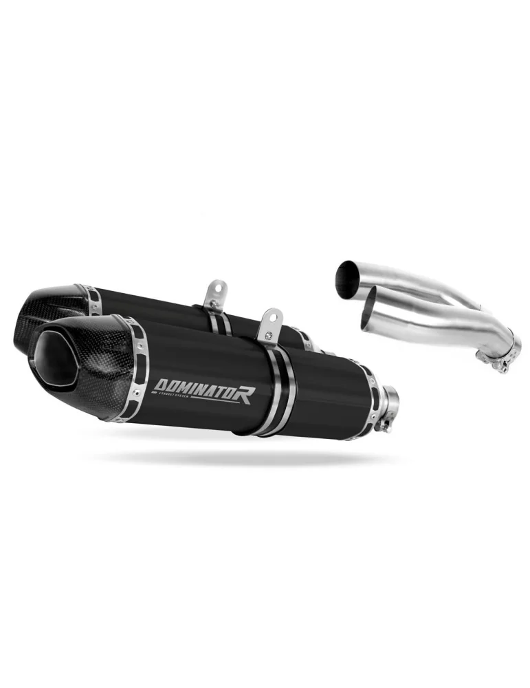 Silencieux slip-on Dominator HP1 Noir pour Yamaha YZF R1 1000 RN12 (2004-2006)