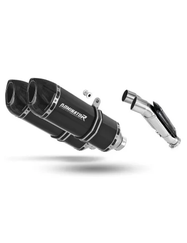Silencieux slip-on Dominator HP1 Noir pour Yamaha TRX 850 (1995-2000)