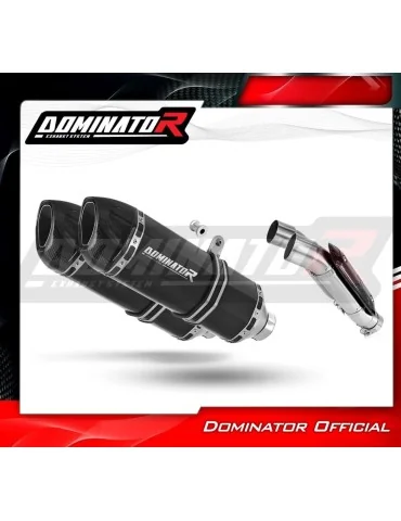 Silencieux slip-on Dominator HP1 Noir pour Yamaha TRX 850 (1995-2000)