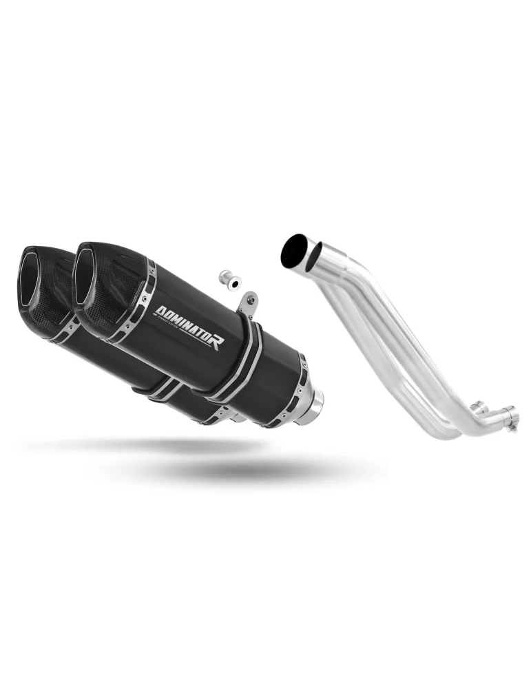 Silencieux slip-on Dominator HP1 Noir pour Yamaha XT 660 X (2004-2015)