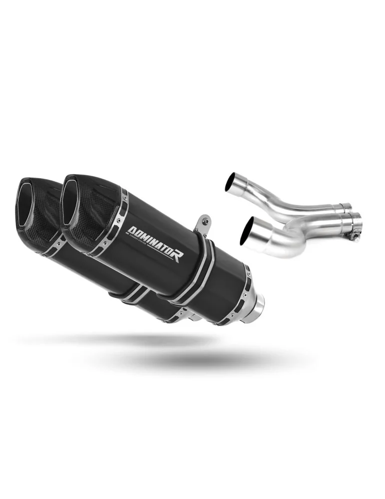 Silencieux slip-on Dominator HP1 Noir pour Yamaha XJ 600 Diversion (1992-2004)