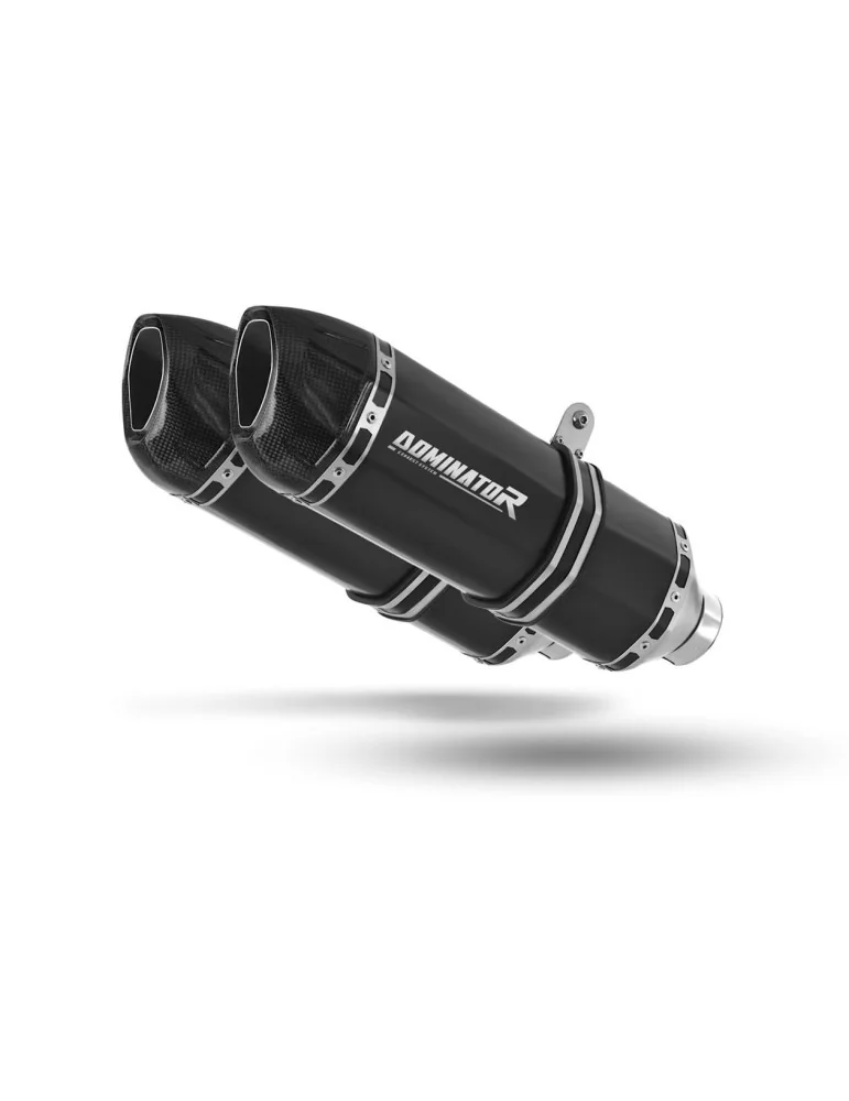 Silencieux slip-on Dominator HP1 Noir pour Triumph Speed Triple 1050 (2005-2010)