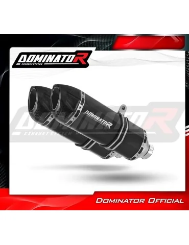 Silencieux slip-on Dominator HP1 Noir pour Triumph Speed Triple 1050 (2005-2010)