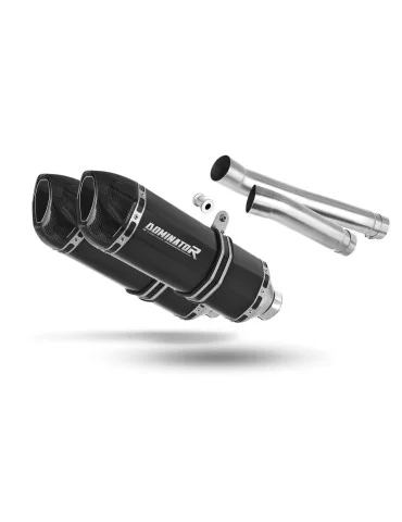 Silencieux slip-on Dominator HP1 Noir pour MuZ MZ 1000 S (2004-2007)