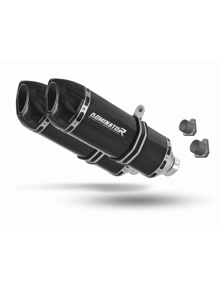 Silencieux slip-on Dominator HP1 Noir pour KTM 990 SMT Supermoto Touring