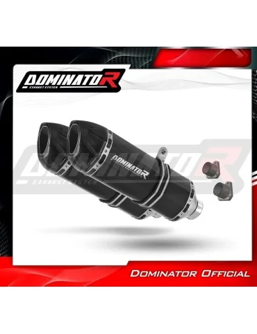 Silencieux slip-on Dominator HP1 Noir pour KTM 990 SMT Supermoto Touring