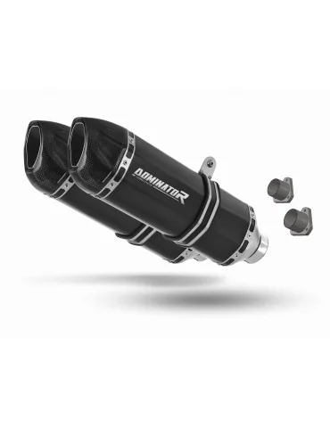Silencieux slip-on Dominator HP1 Noir pour KTM 950 Adventure