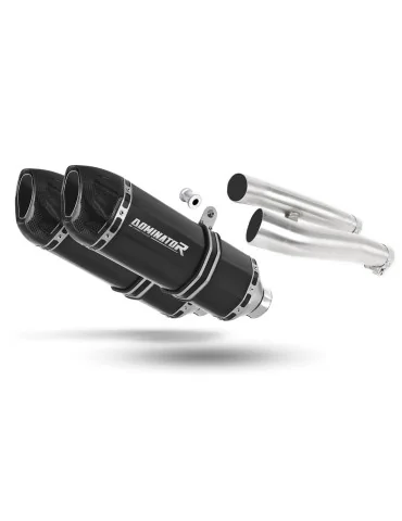 Silencieux slip-on Dominator HP1 Noir pour Kawasaki ZZR 1200 (2002-2005)