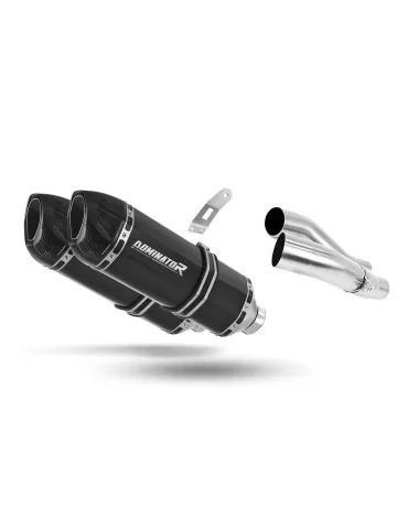 Silencieux slip-on Dominator HP1 Noir pour Kawasaki Z1000SX (2010-2013)