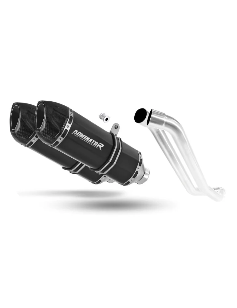 Silencieux slip-on Dominator HP1 Noir pour Honda XL 1000 V Varadero (1999-2016)