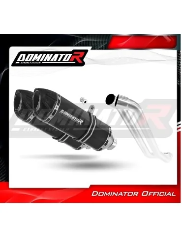 Silencieux slip-on Dominator HP1 Noir pour Honda XL 1000 V Varadero (1999-2016)