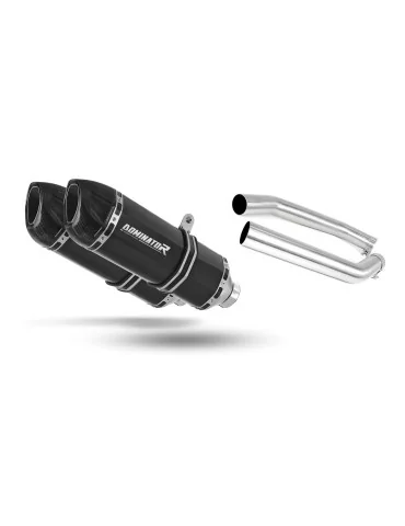 Silencieux slip-on Dominator HP1 Noir pour Honda VTR 1000 SP2 (2002-2006)