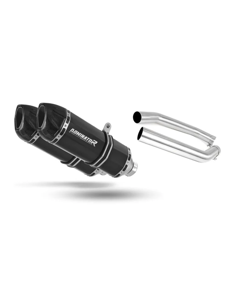 Silencieux slip-on Dominator HP1 Noir pour Honda VTR 1000 SP2 (2002-2006)