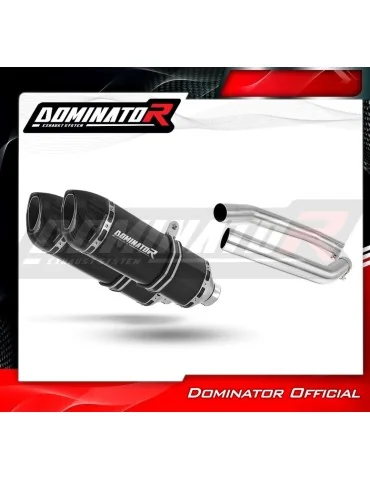 Silencieux slip-on Dominator HP1 Noir pour Honda VTR 1000 SP2 (2002-2006)