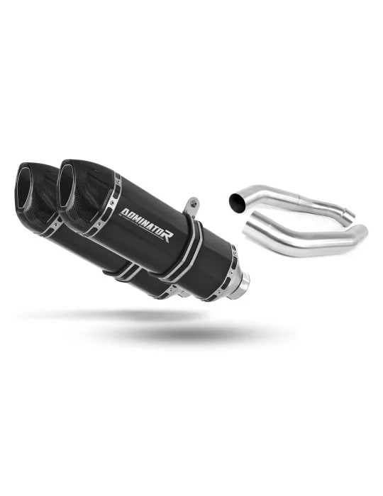 Silencieux slip-on Dominator HP1 Noir pour Honda CBR 1000F Dual 1988-2000, vue 1