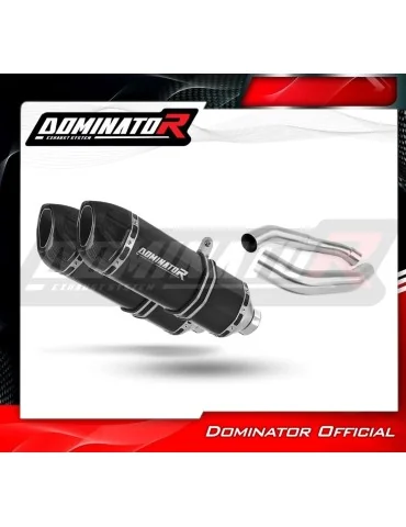 Silencieux slip-on Dominator HP1 Noir pour Honda CBR 1000F Dual (1988-2000)