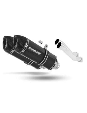 Silencieux slip-on Dominator HP1 Noir pour Honda CB 750 Seven Fifty (1992-2003)