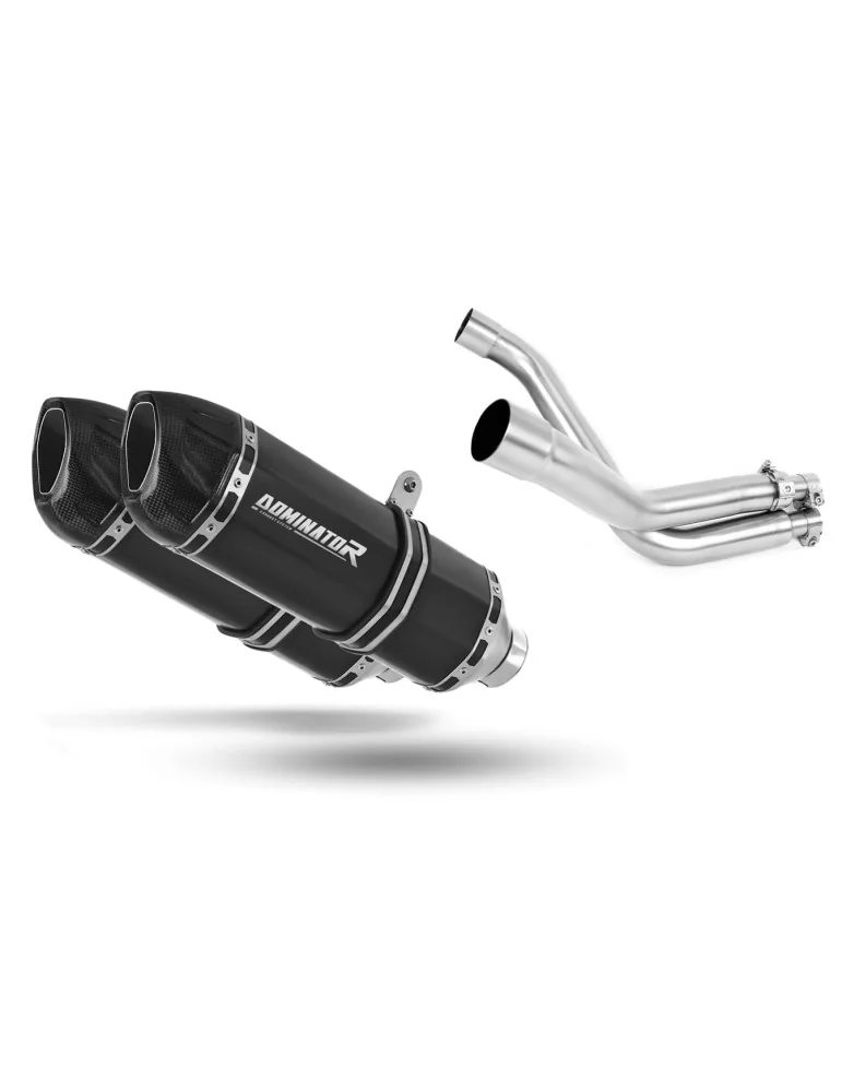 Silencieux slip-on Dominator HP1 Noir pour Honda FMX 650 (2005-2009)