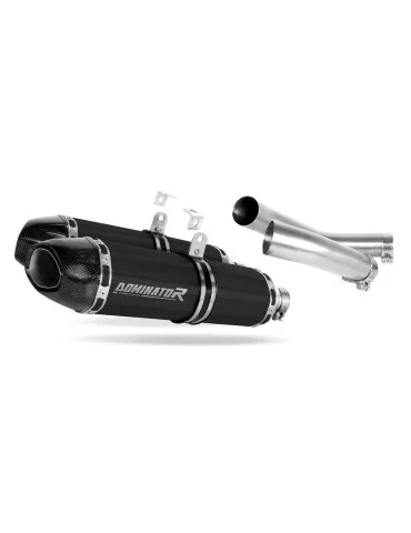 Silencieux slip-on Dominator HP1 Noir pour Yamaha YZF R1 1000 RN22 (2009-2011)