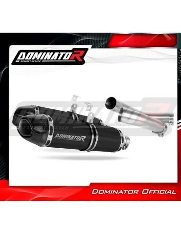 Silencieux slip-on Dominator HP1 Noir pour Yamaha YZF R1 1000 RN22 (2009-2011)