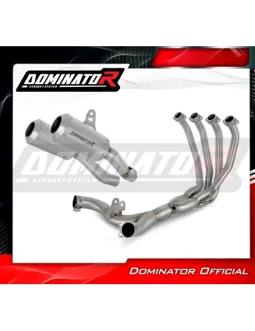 Ligne d'échappement complète inox Dominator GPS pour Kawasaki Z1000 (2017-2020)