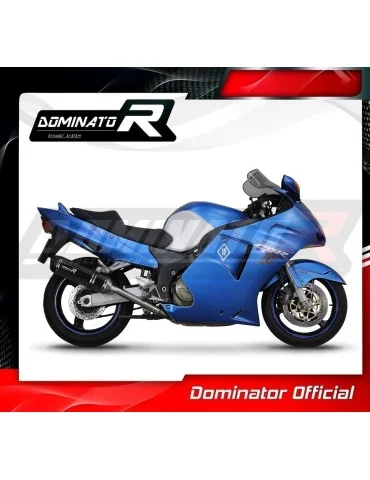 Silencieux slip-on Dominator HP1 Noir pour Honda CBR 1100 XX (1996-2006)