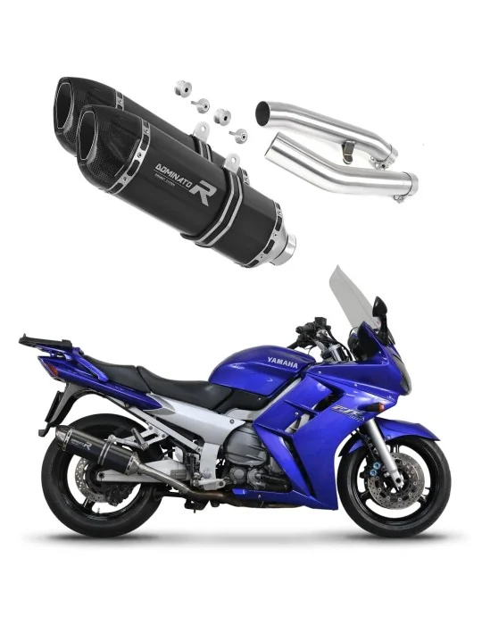 Silencieux slip-on Dominator HP1 Noir pour Yamaha FJR 1300, vue 1