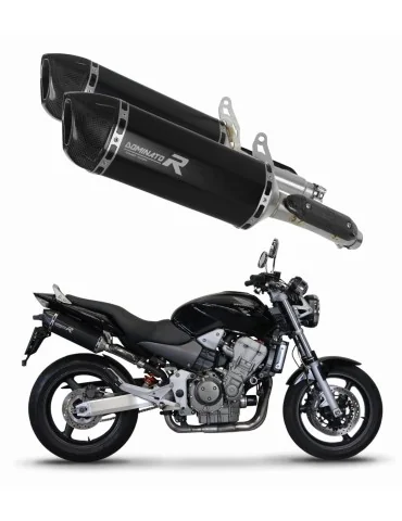 Silencieux slip-on Dominator HP1 Noir pour Honda CB 900F Hornet (2002-2007)