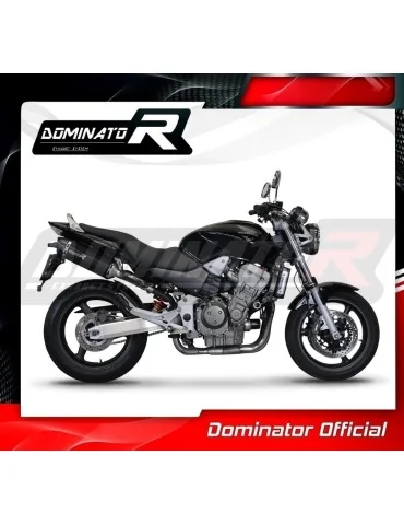 Silencieux slip-on Dominator HP1 Noir pour Honda CB 900F Hornet (2002-2007)