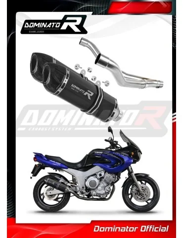 Silencieux slip-on Dominator HP1 Noir pour Yamaha TDM 850 (1996-2001)