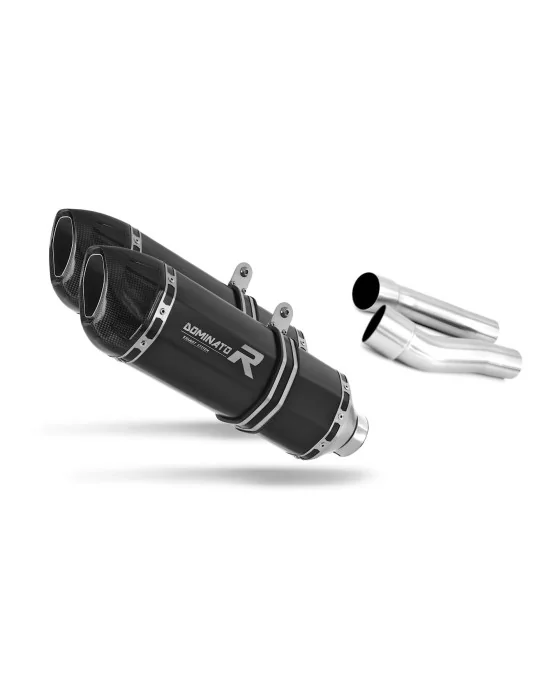 Silencieux slip-on Dominator HP1 Noir pour Ducati Monster 600 1993-2002, vue 1