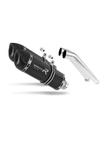 Silencieux slip-on Dominator HP1 Noir pour Cagiva V Raptor 1000