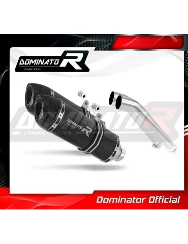 Silencieux slip-on Dominator HP1 Noir pour Cagiva V Raptor 1000