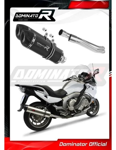 Silencieux slip-on Dominator HP1 Noir pour BMW K1600 GT GTL (2011-2023)